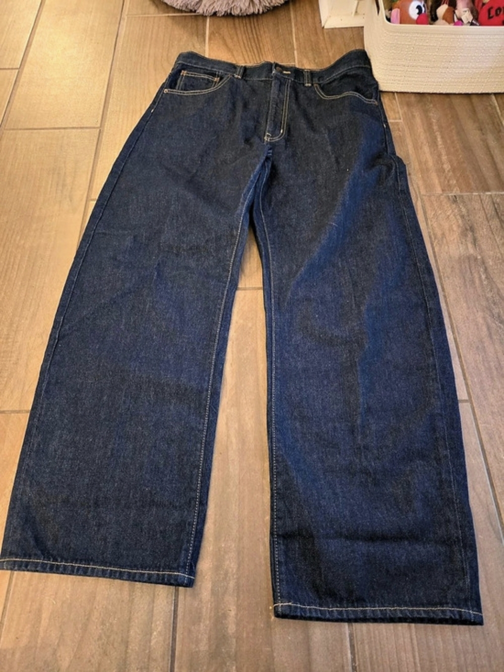 Madewell Straight Leg Cotton Jeans Blue Waist 31 Like New